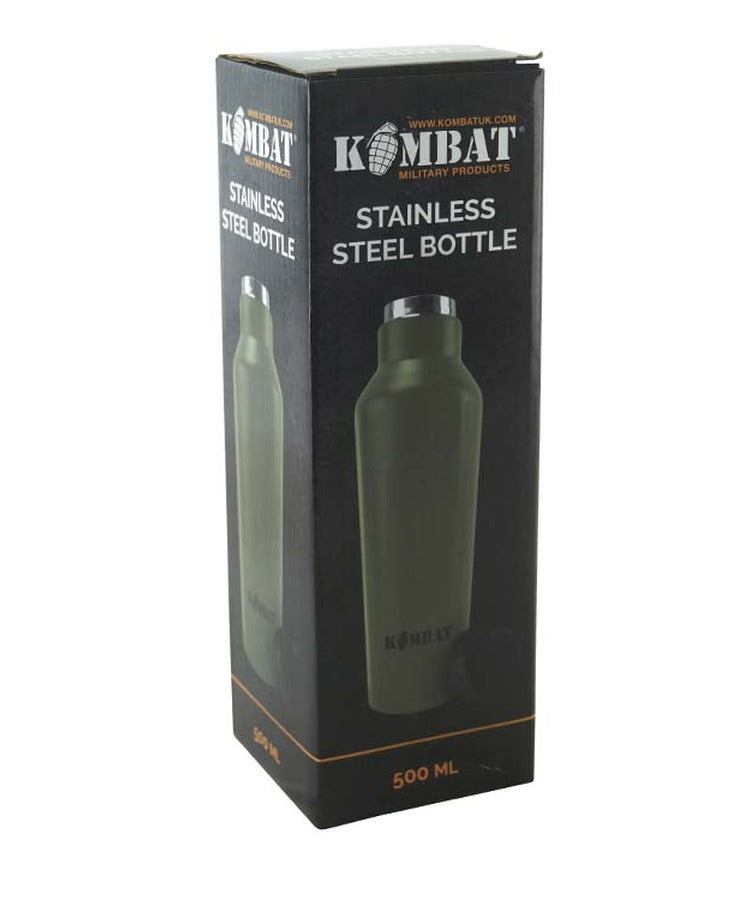 Load image into Gallery viewer, Stainless Steel Military Water Bottle - Olive Green
