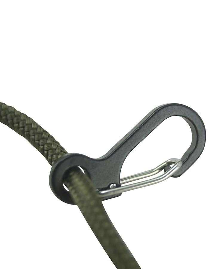 Load image into Gallery viewer, Paracord Carabiners Metal - 10 Pack - Black
