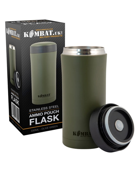 Ammo Pouch Flask - Olive Green